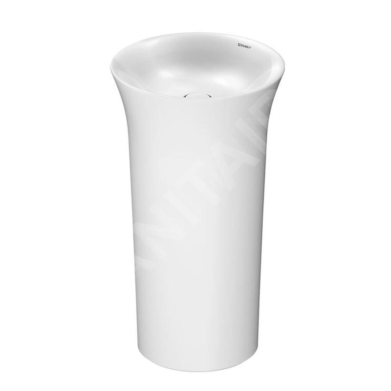 Duravit White Tulip - Lavabo autoportant 500x500x900 mm, sans trou pour robinetterie, blanc 2702500070 Duravit White Tulip - Lavabo autoportant 500x500x900 mm, sans trou pour robinetterie, blanc 2702500070