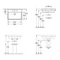 Villeroy & Boch Avento - Meuble-lavabo 650x470 mm, avec trop-plein, trou pour robinet, CeramicPlus, Stone White 415865RW Villeroy & Boch Avento - Meuble-lavabo 650x470 mm, avec trop-plein, trou pour robinet, CeramicPlus, Stone White 415865RW