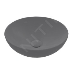 Villeroy & Boch Loop&Friends - Vasque, diamètre 380 mm, sans trop-plein, CeramicPlus, graphite 4A4501i4