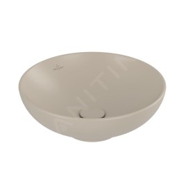 Villeroy & Boch Loop&Friends - Vasque, diamètre 420 mm, avec trop-plein CeramicPlus, amande 4A4600AM