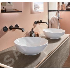 Villeroy & Boch Loop&Friends - Vasque, diamètre 420 mm, avec trop-plein CeramicPlus, Stone White 4A4600RW