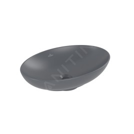 Villeroy & Boch Loop&Friends - Vasque, 560x380 mm, avec trop-plein CeramicPlus, graphite 4A4700i4