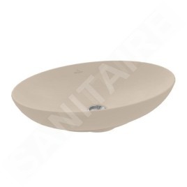 Villeroy & Boch Loop&Friends - Vasque, 560x380 mm, sans trop-plein, CeramicPlus, amande 4A4701AM