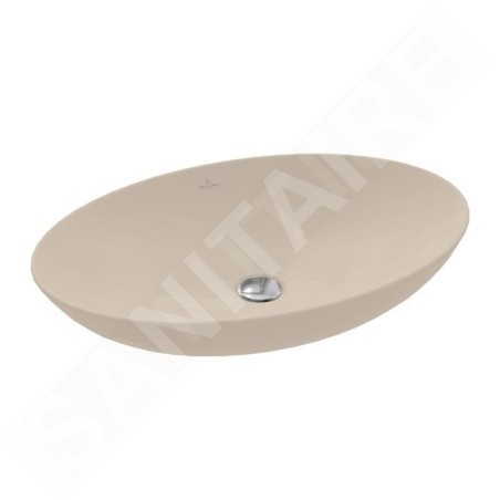 Villeroy & Boch Loop&Friends - Vasque, 620x420 mm, sans trop-plein, CeramicPlus, amande 4A4801AM