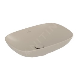 Villeroy & Boch Loop&Friends - Vasque, 560x380 mm, avec trop-plein CeramicPlus, amande 4A4900AM