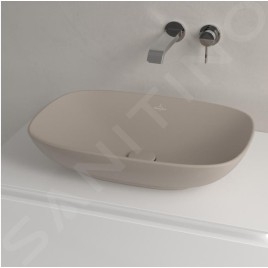 Villeroy & Boch Loop&Friends - Vasque, 560x380 mm, avec trop-plein CeramicPlus, amande 4A4900AM