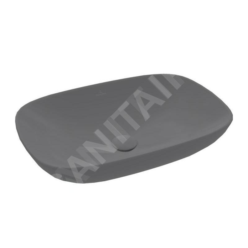 Villeroy & Boch Loop&Friends - Vasque, 560x380 mm, sans trop-plein, CeramicPlus, graphite 4A4901i4 Villeroy & Boch Loop&Friends - Vasque, 560x380 mm, sans trop-plein, CeramicPlus, graphite 4A4901i4