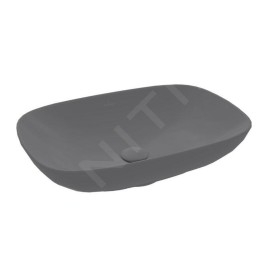 Villeroy & Boch Loop&Friends - Vasque, 620x420 mm, sans trop-plein, CeramicPlus, graphite 4A5001i4