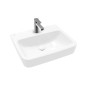 Villeroy & Boch O.novo - Lavabo 550x460 mm, sans trop-plein, trou pour robinet, AntiBac, CeramicPlus, blanc alpin 4A4156T2 Villeroy & Boch O.novo - Lavabo 550x460 mm, sans trop-plein, trou pour robinet, AntiBac, CeramicPlus, blanc alpin 4A4156T2