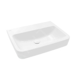 Villeroy & Boch O.novo - Lavabo 600x460 mm, sans trop-plein, sans trou pour robinet, blanc alpin 4A416301