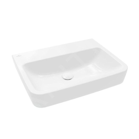 Villeroy & Boch O.novo - Lavabo 600x460 mm, sans trop-plein, sans trou pour robinet, blanc alpin 4A416301
