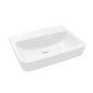 Villeroy & Boch O.novo - Lavabo 600x460 mm, sans trop-plein, sans trou pour robinet, AntiBac, CeramicPlus, blanc alpin 4A4163T2 Villeroy & Boch O.novo - Lavabo 600x460 mm, sans trop-plein, sans trou pour robinet, AntiBac, CeramicPlus, blanc alpin 4A4163T2
