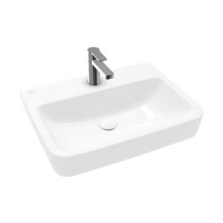 Villeroy & Boch O.novo - Lavabo 600x460 mm, sans trop-plein, trou pour robinet, CeramicPlus, blanc alpin 4A4161R1