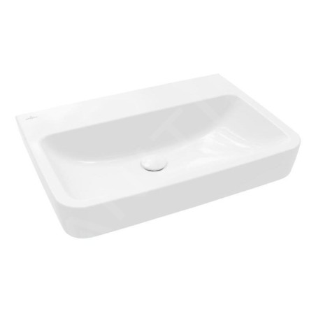 Villeroy & Boch O.novo - Lavabo 650x460 mm, sans trop-plein, sans trou pour robinet, AntiBac, CeramicPlus, blanc alpin 4A4168T2
