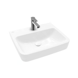 Villeroy & Boch O.novo - Vasque, 550x460 mm, sans trop-plein, trou pour robinet, blanc alpin 4A41MJ01