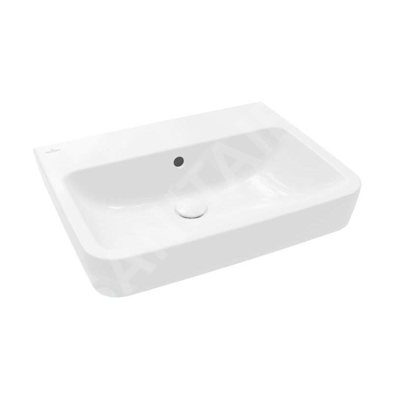 Villeroy & Boch O.novo - Vasque, 600x460 mm, avec trop-plein, sans trou pour robinet, CeramicPlus, blanc alpin 4A416JR1 Villeroy & Boch O.novo - Vasque, 600x460 mm, avec trop-plein, sans trou pour robinet, CeramicPlus, blanc alpin 4A416JR1