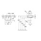 Villeroy & Boch O.novo - Lave-mains Compact 360x250 mm, avec trop-plein, trou pour robinet à gauche, AntiBac, CeramicPlus,