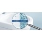 Villeroy & Boch O.novo - Lave-mains Compact 500x250 mm, avec trop-plein, trou pour robinet à gauche AntiBac, CeramicPlus, blanc