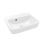 Villeroy & Boch O.novo - Lave-mains à poser, 450x370 mm, avec trop-plein, sans trou pour robinet, CeramicPlus, blanc alpin