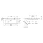 Villeroy & Boch Subway 3.0 - Double-lavabo 1300x475 mm, sans trop-plein, trous pour robinetterie, CeramicPlus, blanc alpin Villeroy & Boch Subway 3.0 - Double-lavabo 1300x475 mm, sans trop-plein, trous pour robinetterie, CeramicPlus, blanc alpin