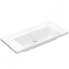Villeroy & Boch Subway 3.0 - Lavabo 1000x470 mm, sans trop-plein, sans trou pour robinet, blanc alpin 4A70A301