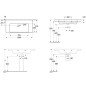 Villeroy & Boch Subway 3.0 - Lavabo 1000x470 mm, sans trop-plein, sans trou pour robinet, CeramicPlus, blanc alpin 4A70A3R1 Villeroy & Boch Subway 3.0 - Lavabo 1000x470 mm, sans trop-plein, sans trou pour robinet, CeramicPlus, blanc alpin 4A70A3R1