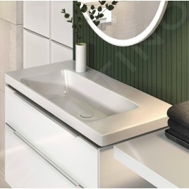 Villeroy & Boch Subway 3.0 - Lavabo 1000x470 mm, sans trop-plein, sans trou pour robinet, CeramicPlus, blanc alpin 4A70A3R1