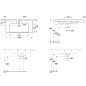 Villeroy & Boch Subway 3.0 - Lavabo 1000x470 mm, sans trop-plein, trou pour robinet, blanc alpin 4A70A201 Villeroy & Boch Subway 3.0 - Lavabo 1000x470 mm, sans trop-plein, trou pour robinet, blanc alpin 4A70A201