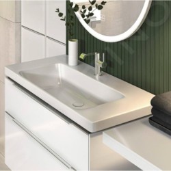 Villeroy & Boch Subway 3.0 - Lavabo 1000x470 mm, sans trop-plein, trou pour robinet, CeramicPlus, Stone White 4A70A2RW