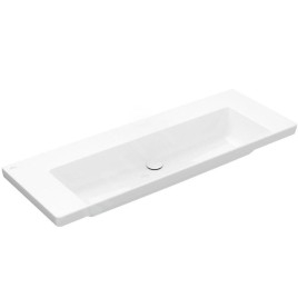 Villeroy & Boch Subway 3.0 - Lavabo 1300x470 mm, sans trop-plein, sans trou pour robinetterie, blanc alpin 4A70D301