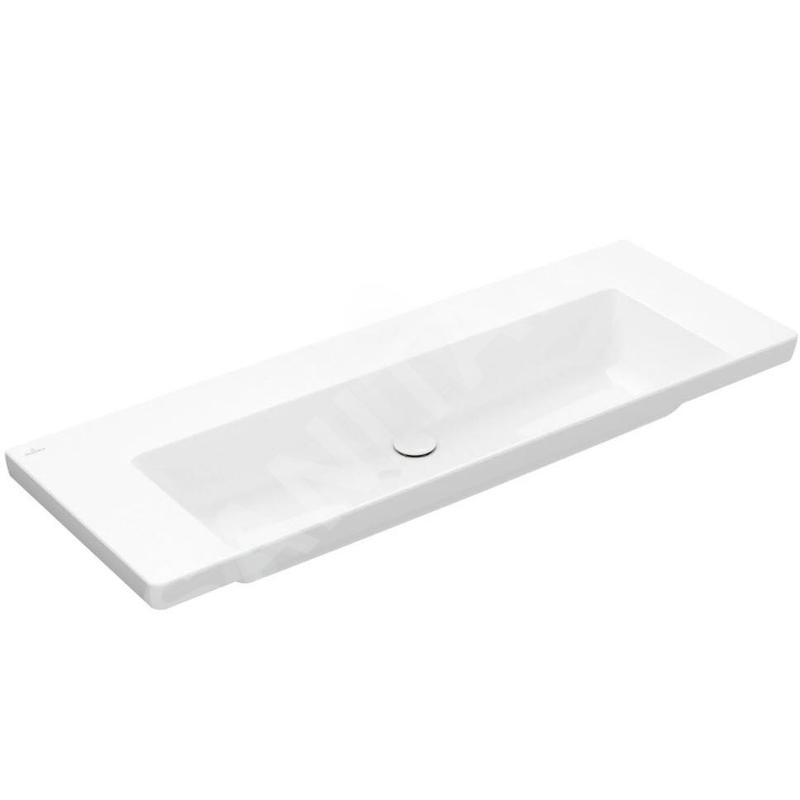 Villeroy & Boch Subway 3.0 - Lavabo 1300x470 mm, sans trop-plein, sans trou pour robinetterie, blanc alpin 4A70D301 Villeroy & Boch Subway 3.0 - Lavabo 1300x470 mm, sans trop-plein, sans trou pour robinetterie, blanc alpin 4A70D301