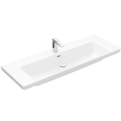 Villeroy & Boch Subway 3.0 - Lavabo 1300x470 mm, avec trop-plein, trou pour robinetterie, blanc alpin 4A70D501