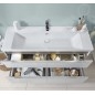 Villeroy & Boch Subway 3.0 - Lavabo 1300x470 mm, avec trop-plein, trou pour robinetterie, CeramicPlus, blanc alpin 4A70D5RW Villeroy & Boch Subway 3.0 - Lavabo 1300x470 mm, avec trop-plein, trou pour robinetterie, CeramicPlus, blanc alpin 4A70D5RW
