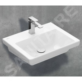 Villeroy & Boch Subway 3.0 - Lavabo 550x440 mm, sans trop-plein, trou pour robinet, blanc alpin 4A705601