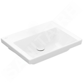 Villeroy & Boch Subway 3.0 - Lavabo 600x470 mm, sans trop-plein, sans trou pour robinet, blanc alpin 4A706301