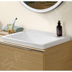 Villeroy & Boch Subway 3.0 - Lavabo 600x470 mm, sans trop-plein, sans trou pour robinet, CeramicPlus, blanc alpin 4A7063R1