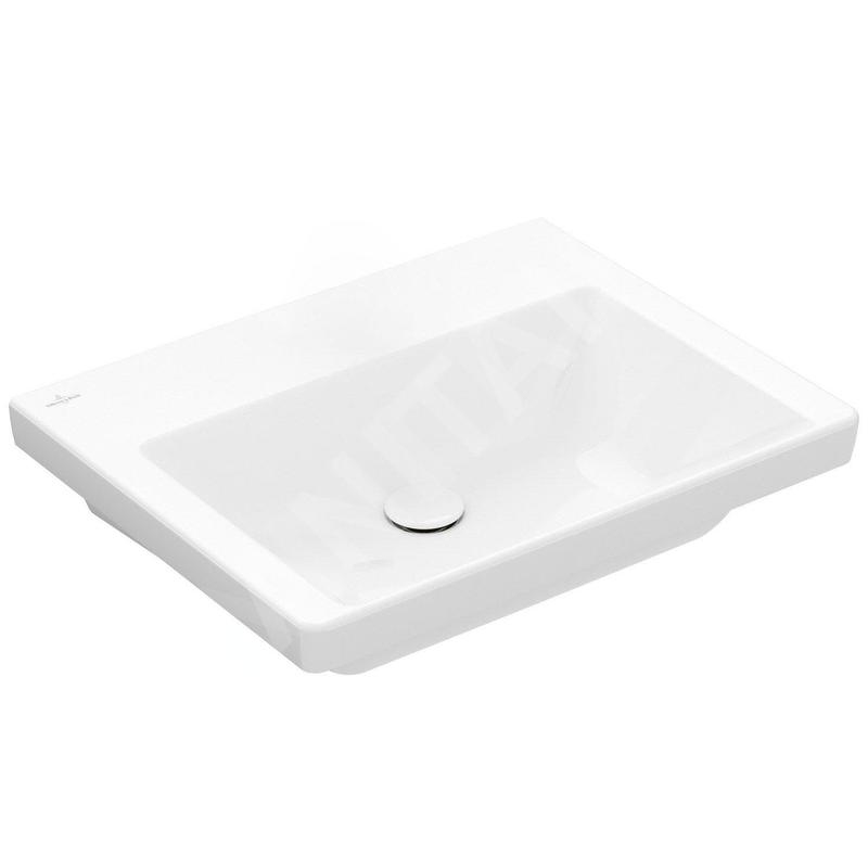 Villeroy & Boch Subway 3.0 - Lavabo 600x470 mm, sans trop-plein, sans trou pour robinet, CeramicPlus, Stone White 4A7063RW Villeroy & Boch Subway 3.0 - Lavabo 600x470 mm, sans trop-plein, sans trou pour robinet, CeramicPlus, Stone White 4A7063RW