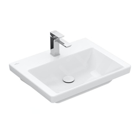 Villeroy & Boch Subway 3.0 - Lavabo 600x470 mm, sans trop-plein, trou pour robinet, blanc alpin 4A706101