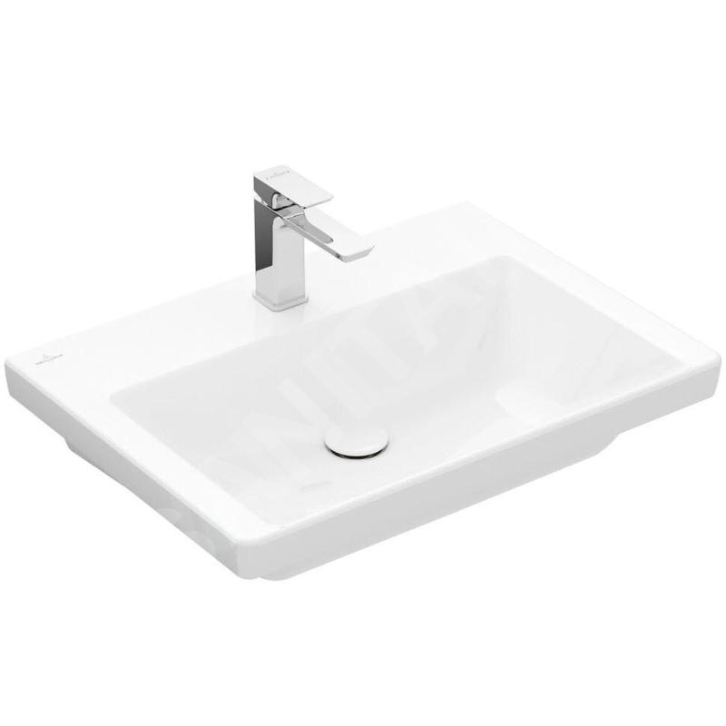 Villeroy & Boch Subway 3.0 - Lavabo 650x470 mm, sans trop-plein, trou pour robinet, blanc alpin 4A706601 Villeroy & Boch Subway 3.0 - Lavabo 650x470 mm, sans trop-plein, trou pour robinet, blanc alpin 4A706601