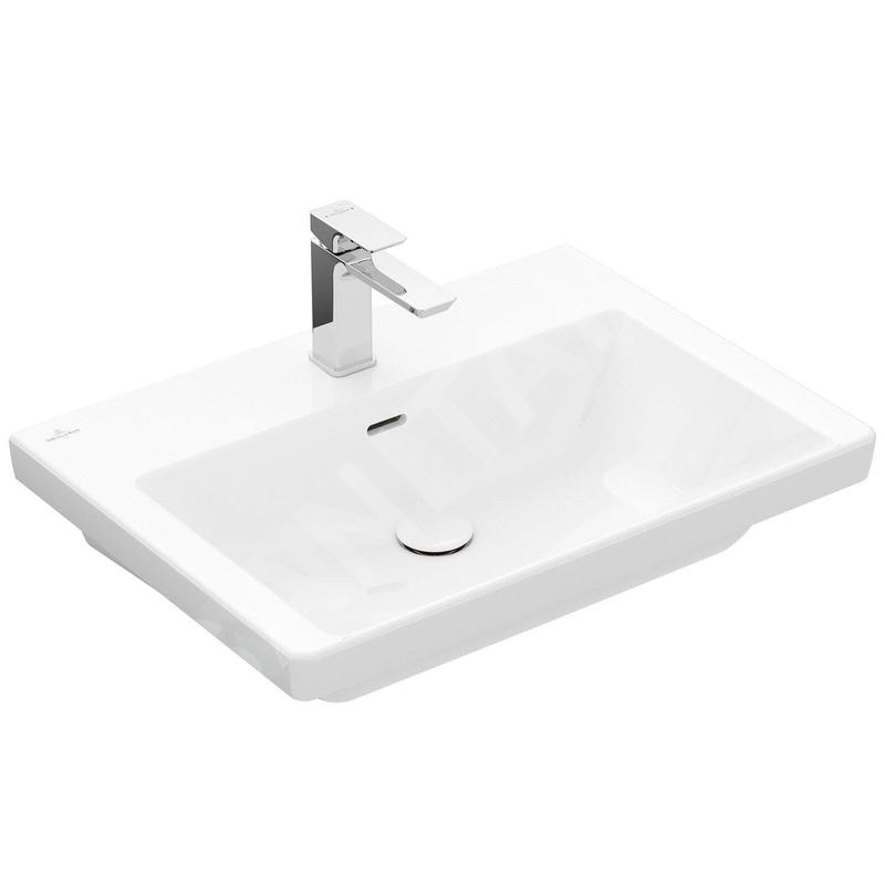 Villeroy & Boch Subway 3.0 - Lavabo 650x470 mm, avec trop-plein, trou pour robinet, CeramicPlus, Stone White 4A7065RW Villeroy & Boch Subway 3.0 - Lavabo 650x470 mm, avec trop-plein, trou pour robinet, CeramicPlus, Stone White 4A7065RW