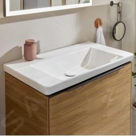 Villeroy & Boch Subway 3.0 - Lavabo 800x470 mm, sans trop-plein, sans trou pour robinet, CeramicPlus, Stone White 4A7083RW
