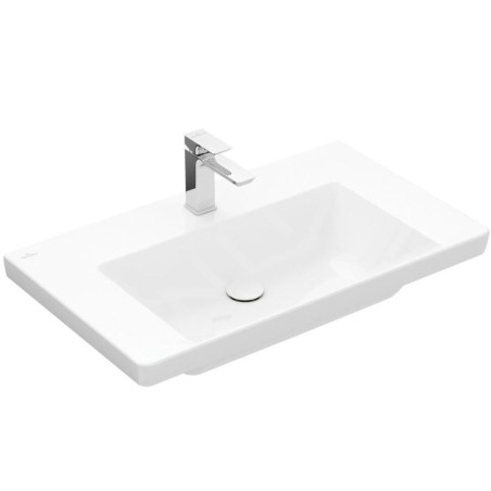 Villeroy & Boch Subway 3.0 - Lavabo 800x470 mm, sans trop-plein, trou pour robinet, blanc alpin 4A708101