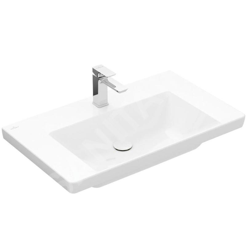 Villeroy & Boch Subway 3.0 - Lavabo 800x470 mm, sans trop-plein, trou pour robinet, CeramicPlus, blanc alpin 4A7081R1 Villeroy & Boch Subway 3.0 - Lavabo 800x470 mm, sans trop-plein, trou pour robinet, CeramicPlus, blanc alpin 4A7081R1