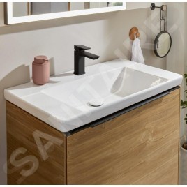 Villeroy & Boch Subway 3.0 - Lavabo 800x470 mm, sans trop-plein, trou pour robinet, CeramicPlus, Stone White 4A7081RW