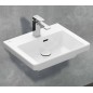 Villeroy & Boch Subway 3.0 - Lavabo 500x400 mm, avec trop-plein, trou pour robinet, CeramicPlus, Stone White 437050RW