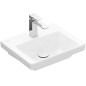 Villeroy & Boch Subway 3.0 - Meuble-lavabo 450x370 mm, sans trop-plein, trou pour robinet, blanc alpin 4370FL01