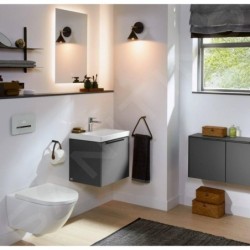Villeroy & Boch Subway 3.0 - Meuble-lavabo 450x370 mm, sans trop-plein, trou pour robinet, blanc alpin 4370FL01