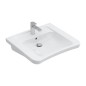 Villeroy & Boch ViCare - Lavabo 650x550 mm, avec trop-plein, trou pour robinet, AntiBac, CeramicPlus, blanc 517867T2 Villeroy & Boch ViCare - Lavabo 650x550 mm, avec trop-plein, trou pour robinet, AntiBac, CeramicPlus, blanc 517867T2