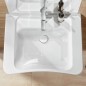 Villeroy & Boch ViCare - Lavabo 650x550 mm, avec trop-plein, trou pour robinet, AntiBac, CeramicPlus, blanc 517867T2 Villeroy & Boch ViCare - Lavabo 650x550 mm, avec trop-plein, trou pour robinet, AntiBac, CeramicPlus, blanc 517867T2