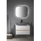 Sapho Lavabos - Lavabo à poser Infrane 570x370 mm, sans trop-plein, sans trou pour robinet, granite noir AR464 Sapho Lavabos - Lavabo à poser Infrane 570x370 mm, sans trop-plein, sans trou pour robinet, granite noir AR464